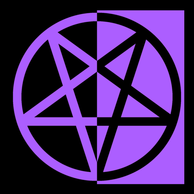 Pentagram--half-cut Black _amp_ Purple Adjustable Cap by TIMOTHYSHRINER | Artistshot