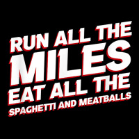 Run All The Miles Eat All The Spaghetti And Meatballs Funny T Shirt Baby Beanies | Artistshot