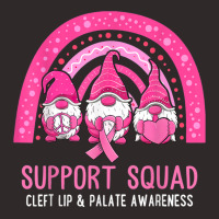 Cleft Lip & Palate Awareness Support Squad Gnomes Rainbow T Shirt Racerback Tank | Artistshot