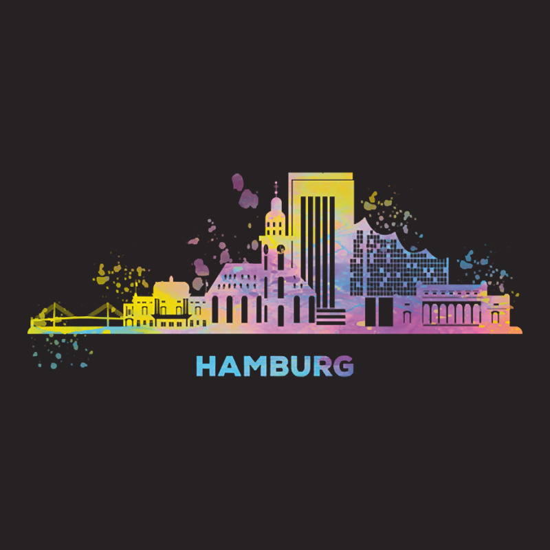 Hamburg Skyline Colorful Hamburger-dywqj Vintage Cap by Jerhogen528 | Artistshot