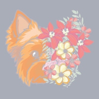 Yorkie T  Shirt Yorkshire Terrier With Flowers T  Shirt Tank Dress | Artistshot