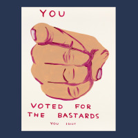 You Voted For Bastards Art Print Ladies Denim Jacket | Artistshot