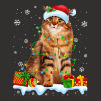 Siberian Cat Christmas Lights Funny Cat Lover Xmas T Shirt Champion Hoodie | Artistshot