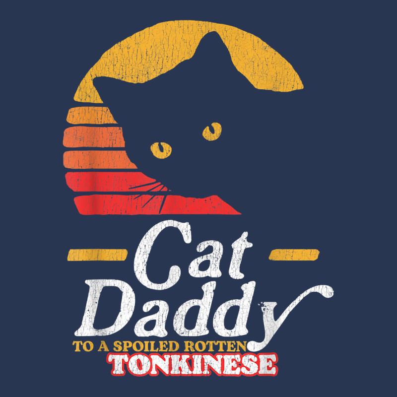 Retro Cat Daddy To A Spoiled Rotten Tonkinese Funny 80s T Shirt Men Denim Jacket | Artistshot