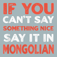 Say It In Mongolian Funny Mongolia Humor Mongol Sayings T Shirt Unisex Sherpa-lined Denim Jacket | Artistshot