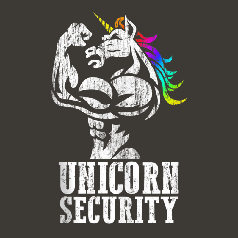 Unicorn Security Rainbow Muscle Manly Funny Christmas Gift Tank Top Bucket Hat | Artistshot