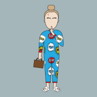 Killing Eve S2 Villanelle In Pj S Simple Cartoon Style Unisex Sherpa-lined Denim Jacket | Artistshot