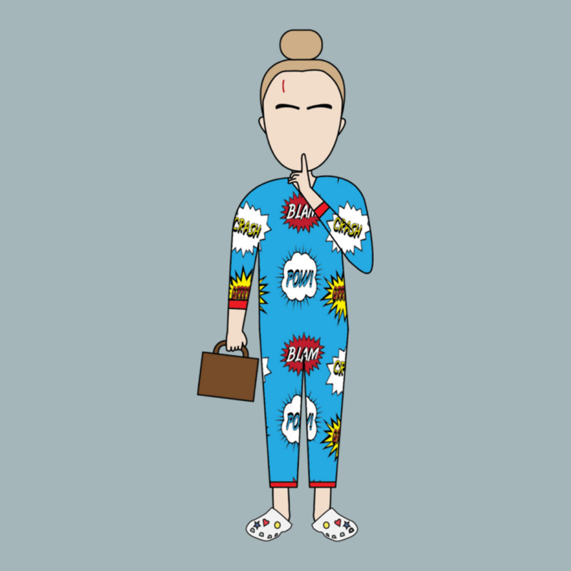 Killing Eve S2 Villanelle In Pj S Simple Cartoon Style Unisex Sherpa-Lined Denim Jacket by ANGELAALLARD | Artistshot