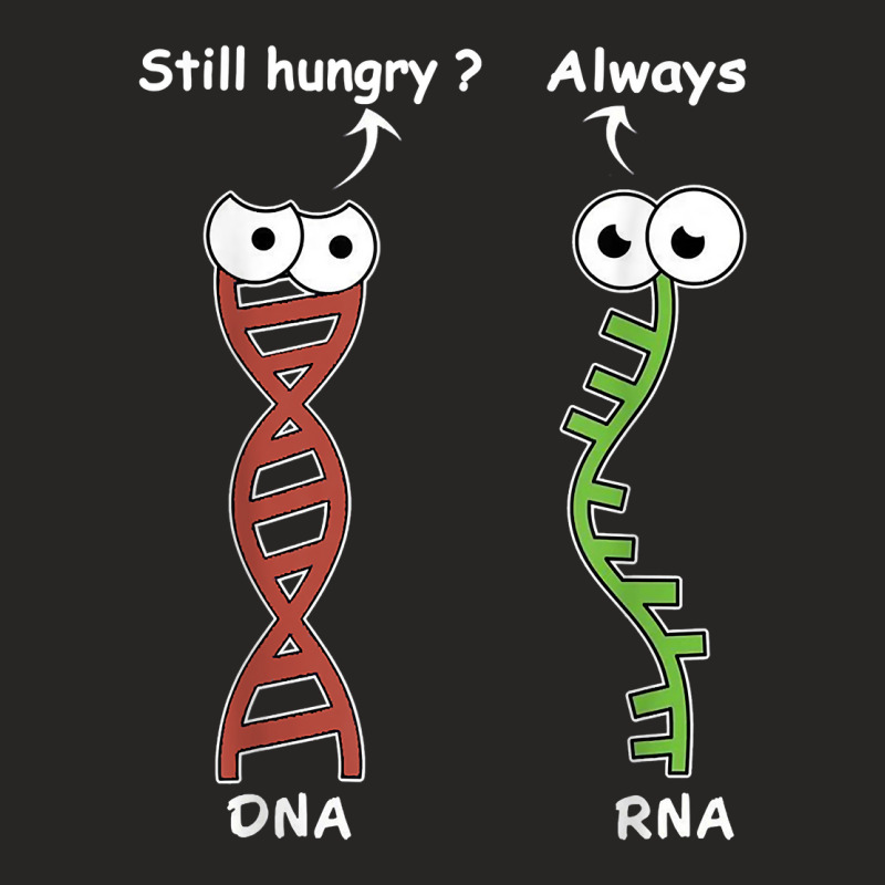 Still Hungry It's My Dna Mode Biology Genetics Funny Dna Rna T Shirt Ladies Fitted T-Shirt by lejo83khanna | Artistshot