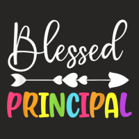 Blessed Principal Back To School Principal Appreciation Gift Ladies Fitted T-shirt | Artistshot