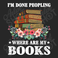 I M Done Peopling Where Is My Books Reading Gift   Book Men's T-shirt Pajama Set | Artistshot