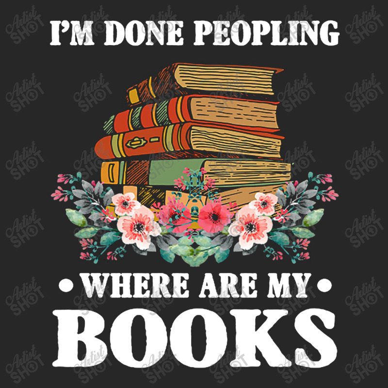 I M Done Peopling Where Is My Books Reading Gift   Book Men's T-shirt Pajama Set by shipnabatikeju | Artistshot