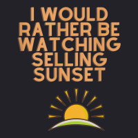 I Would Rather Be Watching Selling Sunset T Shirt Unisex Sherpa-lined Denim Jacket | Artistshot