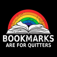 Bookmarks Quitters Book Reading Lovers Vintage Retro Rainbow Zipper Hoodie | Artistshot