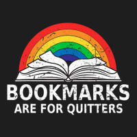 Bookmarks Quitters Book Reading Lovers Vintage Retro Rainbow Classic T-shirt | Artistshot