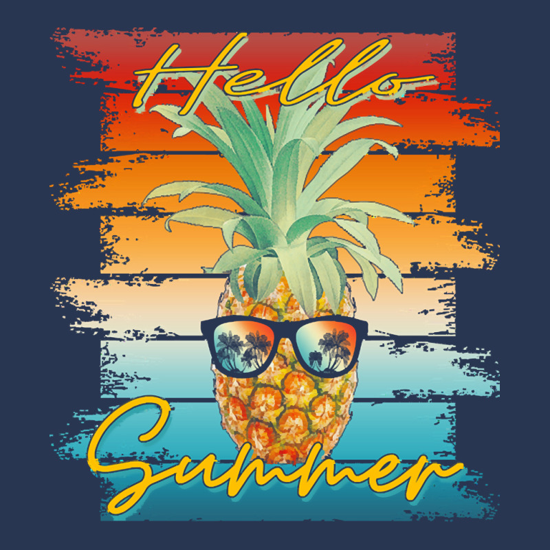 Hello Summer Pineapple T  Shirthello Summer Pineapple T  Shirt Ladies Denim Jacket by rohangerson898 | Artistshot