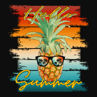 Hello Summer Pineapple T  Shirthello Summer Pineapple T  Shirt Crop Top | Artistshot