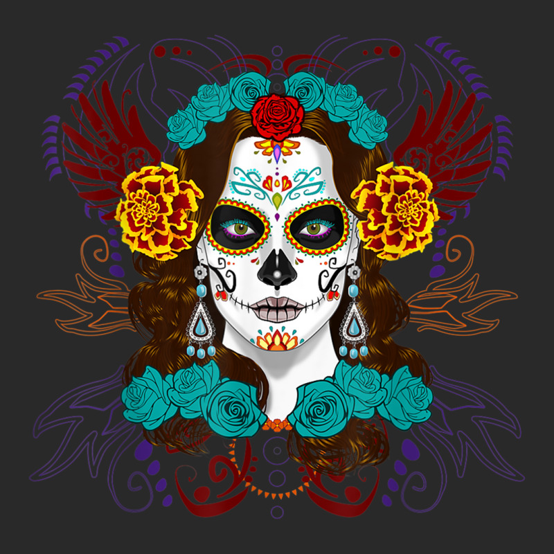 Dia De Los Muertos Marigold Catrina Day Of The Dead Toddler T-shirt by BenSamirDarwish | Artistshot