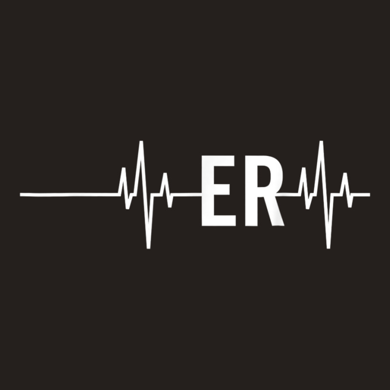 Emergency Medicine Physician Nurse Gift Er Heartbeat Tank Top | Artistshot