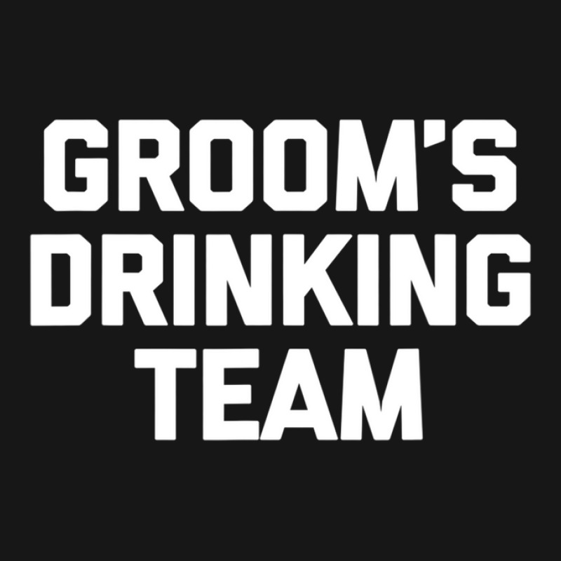 Groom's Drinking Team  Funny Wedding Bachelor Party Medium-length Apron | Artistshot