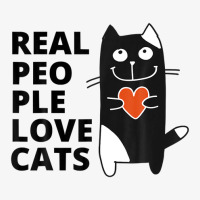 Black Cat Appreciation Day, Real People Love Cats Ladies Fitted T-shirt | Artistshot