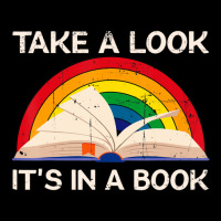 Vintage Sunset Rainbow Take A Look It's In A Book Reading Youth Hoodie | Artistshot