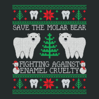 Save The Molar Bear Dental Dentist Ugly Christmas Sweaters Sweatshirt Women's Triblend Scoop T-shirt | Artistshot