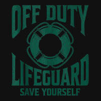 Off Duty Lifeguard Save Yourself, Lifeguard For Men & Women Tank Top Crew Socks | Artistshot