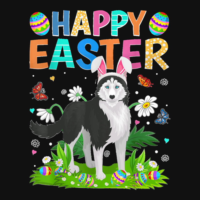 Happy Easter Funny Siberian Husky Dog Easter Sunday Full Set Car Mats ...