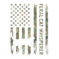 Feral Cat Whisperer Dad Camo Usa Flag Baby Tee | Artistshot