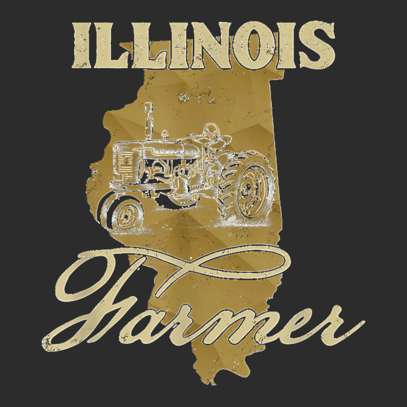 Illinois Farmer Tractor Lover State Map Farming Local Farmer Exclusive T-shirt by ROBERTCHESTERTAFT | Artistshot