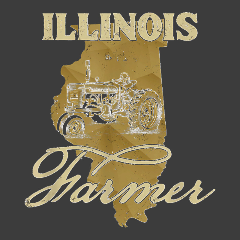 Illinois Farmer Tractor Lover State Map Farming Local Farmer Men's Polo Shirt by ROBERTCHESTERTAFT | Artistshot