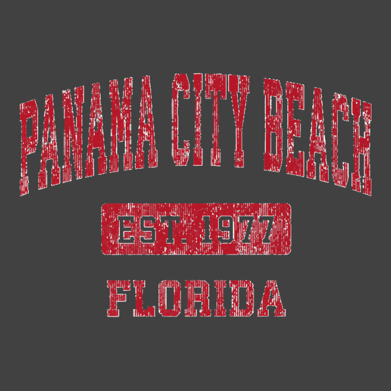 Mens Panama City Beach Florida Fl Vintage Sports Design Red Desig Prem Vintage T-Shirt by MarlonChristopherMoyer | Artistshot