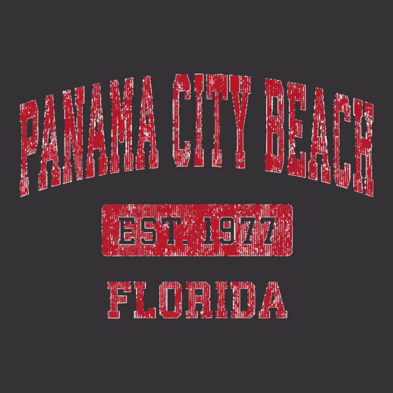 Mens Panama City Beach Florida Fl Vintage Sports Design Red Desig Prem Vintage Hoodie And Short Set by MarlonChristopherMoyer | Artistshot