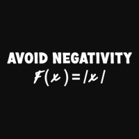 Awesome Math Shirt Avoid Negativity Math Equation Lovers T Shirt Crop Top | Artistshot