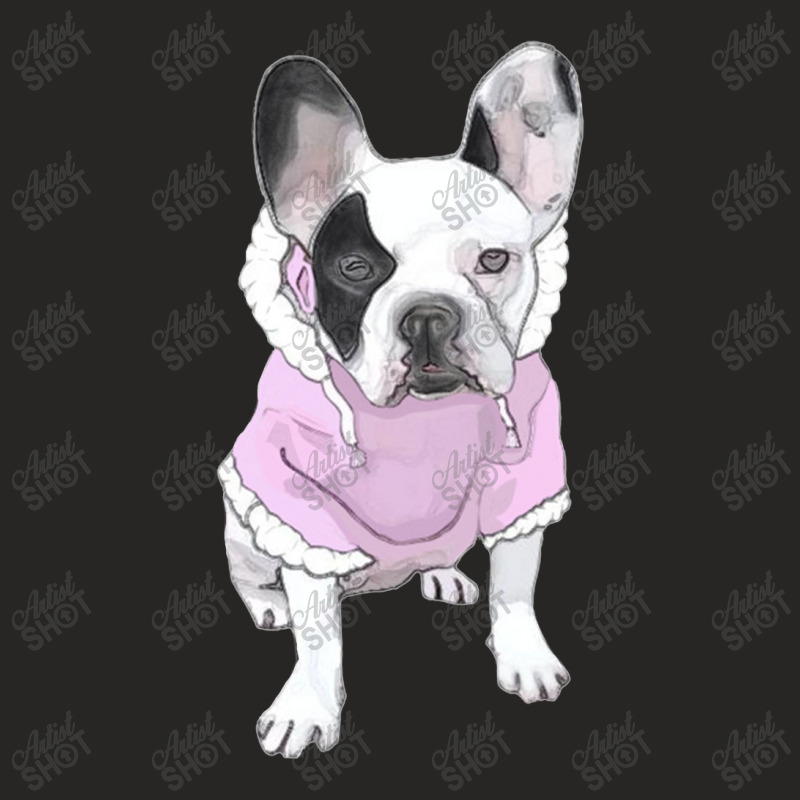 Le Petite Gigi   French Bulldog Ladies Fitted T-Shirt by duagigikelinci | Artistshot