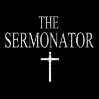 The Sermonator - Funny Christian Youth Church Pastor Gift Women's V-neck T-shirt | Artistshot