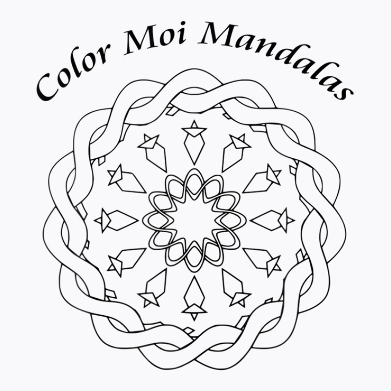 Mandala No.4 Tee Shirt That Can Be Colored With Paint T-shirt | Artistshot