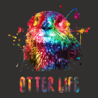 Sea Otter Life Rainbow Watercolor Bright Splatter Shirt Champion Hoodie | Artistshot