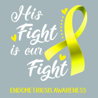 His Fight Is Our Fight Endometriosis Awareness Support Endometriosis W Unisex Sherpa-lined Denim Jacket | Artistshot