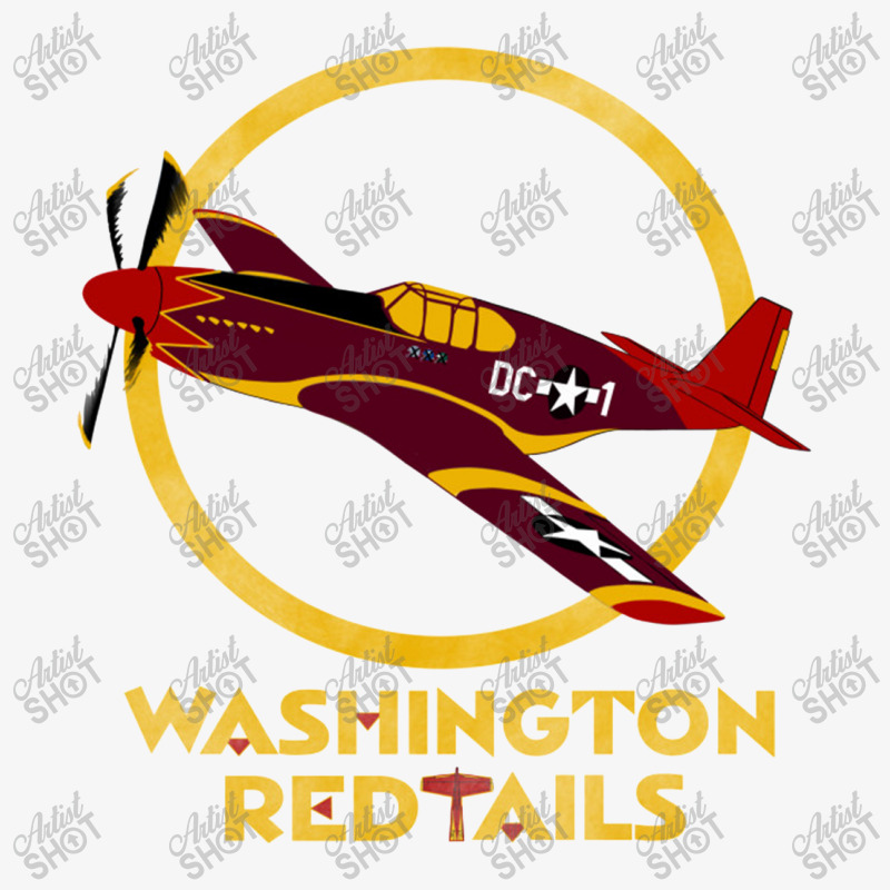 Washington Red Tails Ladies Fitted T-shirt | Artistshot