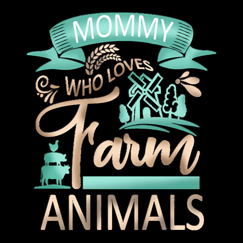 Farm Animals T  Shirt Mommy Who Loves Farm Animals   Cow Pig Goat Love Zipper Hoodie by miracle24707 | Artistshot