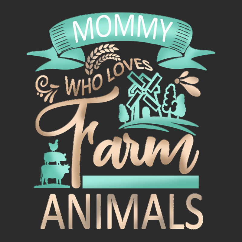 Farm Animals T  Shirt Mommy Who Loves Farm Animals   Cow Pig Goat Love Exclusive T-shirt by miracle24707 | Artistshot