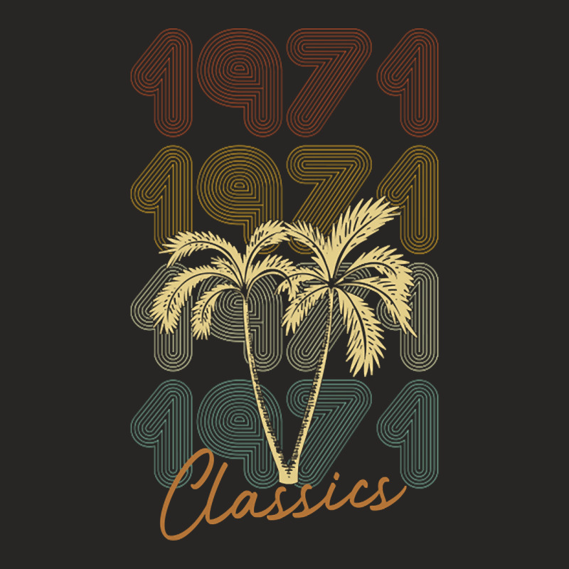 1971 Classics Retro Ladies Fitted T-Shirt by greggjvandervor | Artistshot