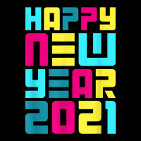 Colorful Futuristic New Years Eve Party Happy New Year 2021 T Shirt Youth Jogger | Artistshot