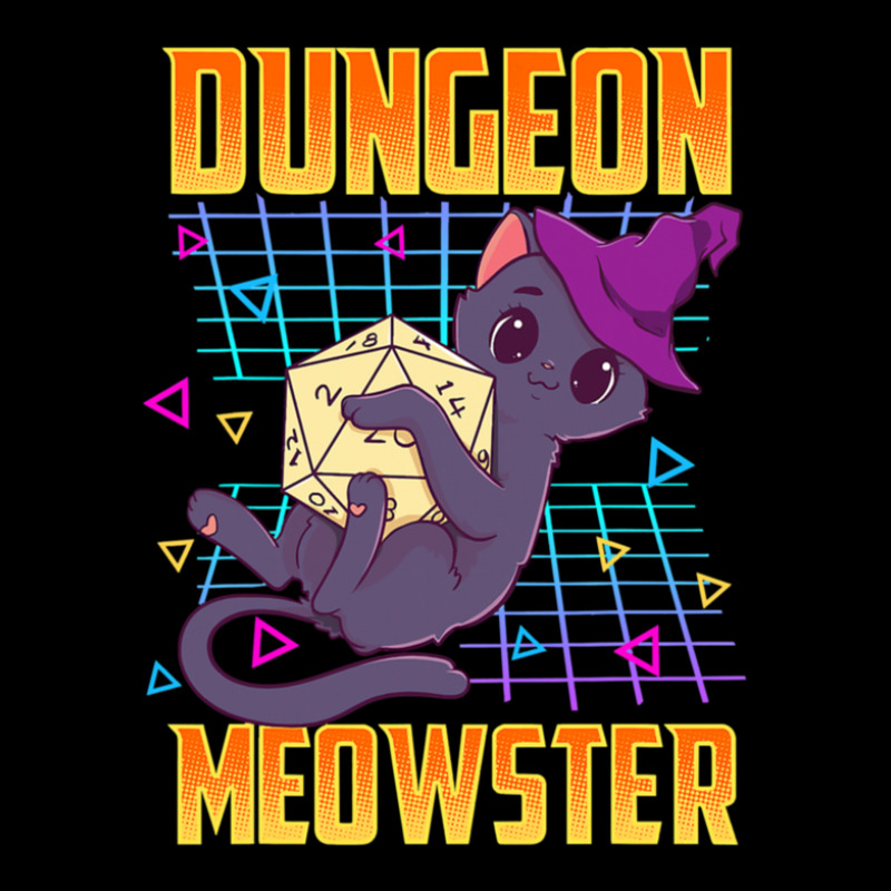 Dungeon Meowster Tabletop Gamer Silly Men's Long Sleeve Pajama Set | Artistshot