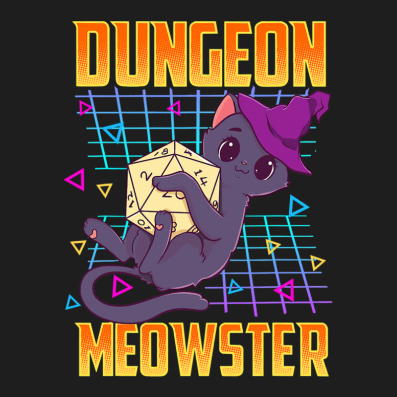 Dungeon Meowster Tabletop Gamer Silly Classic T-shirt | Artistshot