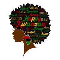 Happy Kwanzaa African Pride Black Woman Seven Principles Sweatshirt Youth Zipper Hoodie | Artistshot