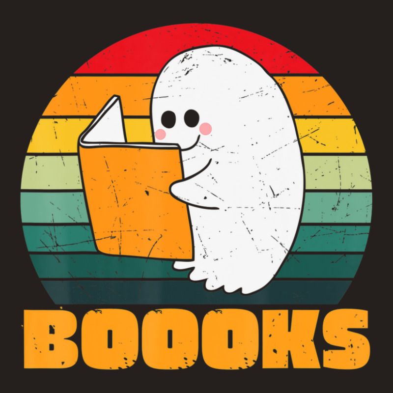 Boooks Ghost Librarian Book Lovers Halloween Costume Tank Top | Artistshot