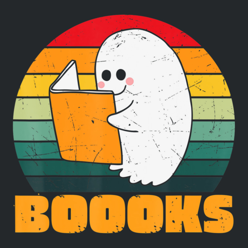 Boooks Ghost Librarian Book Lovers Halloween Costume Crewneck Sweatshirt | Artistshot